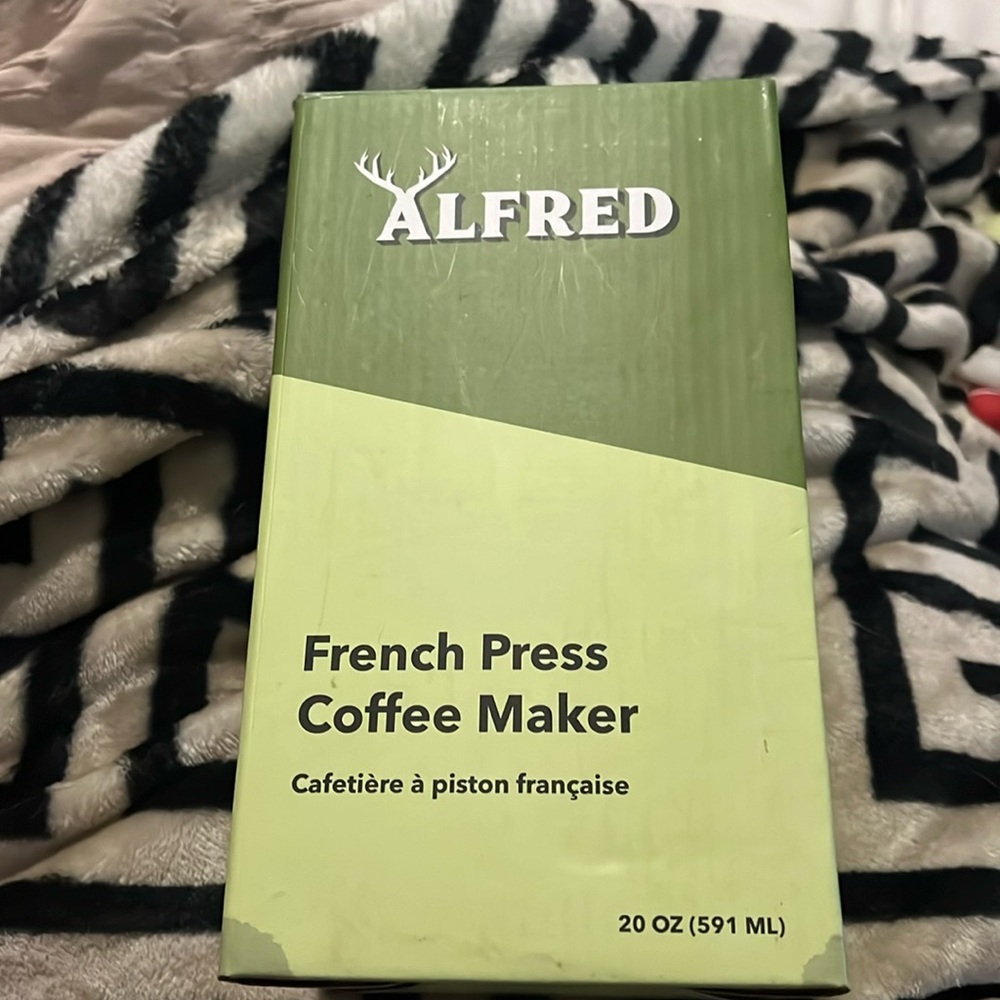 Brand new Alfred French press, coffee maker
